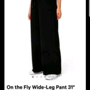 Lululemon of the fly wide leg pant woven